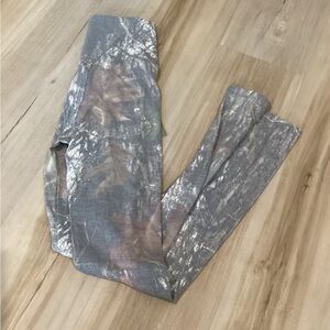 Women's Gray Camouflage Leggings